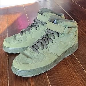 Size 12 - Nike Air Force 1 Mid '07 Legion Green 2017 AF1